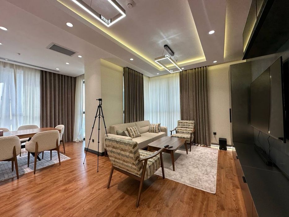 Ташкент сити! 3х комнатная квартира 105м2! Новая! Авторский ремонт!