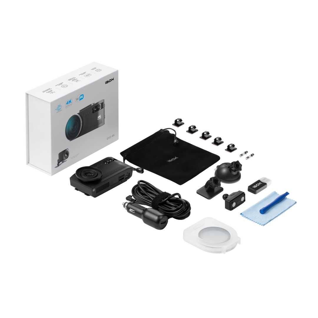 Видеорегистратор iBOX EVO 4K LaserVision WiFi Signature Dual