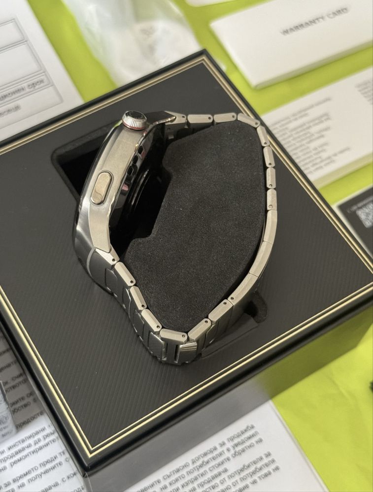 КАТО НОВ 48mm Huawei watch 4 Pro LTE Yettel Гаранция 2025г. Titanium