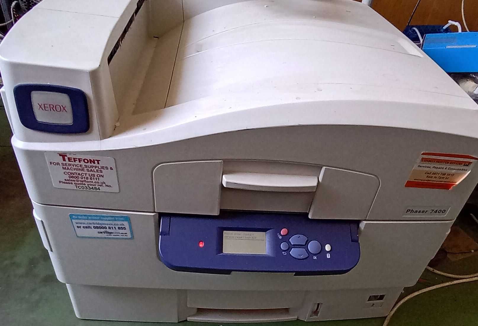 Цветен лазерен принтер А3 Xerox Phaser 7400