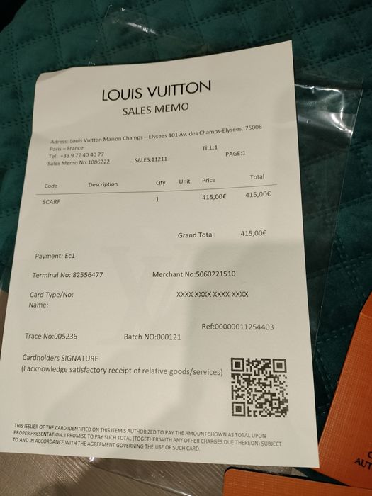 Fular/Sal Louis Vuitton unisex