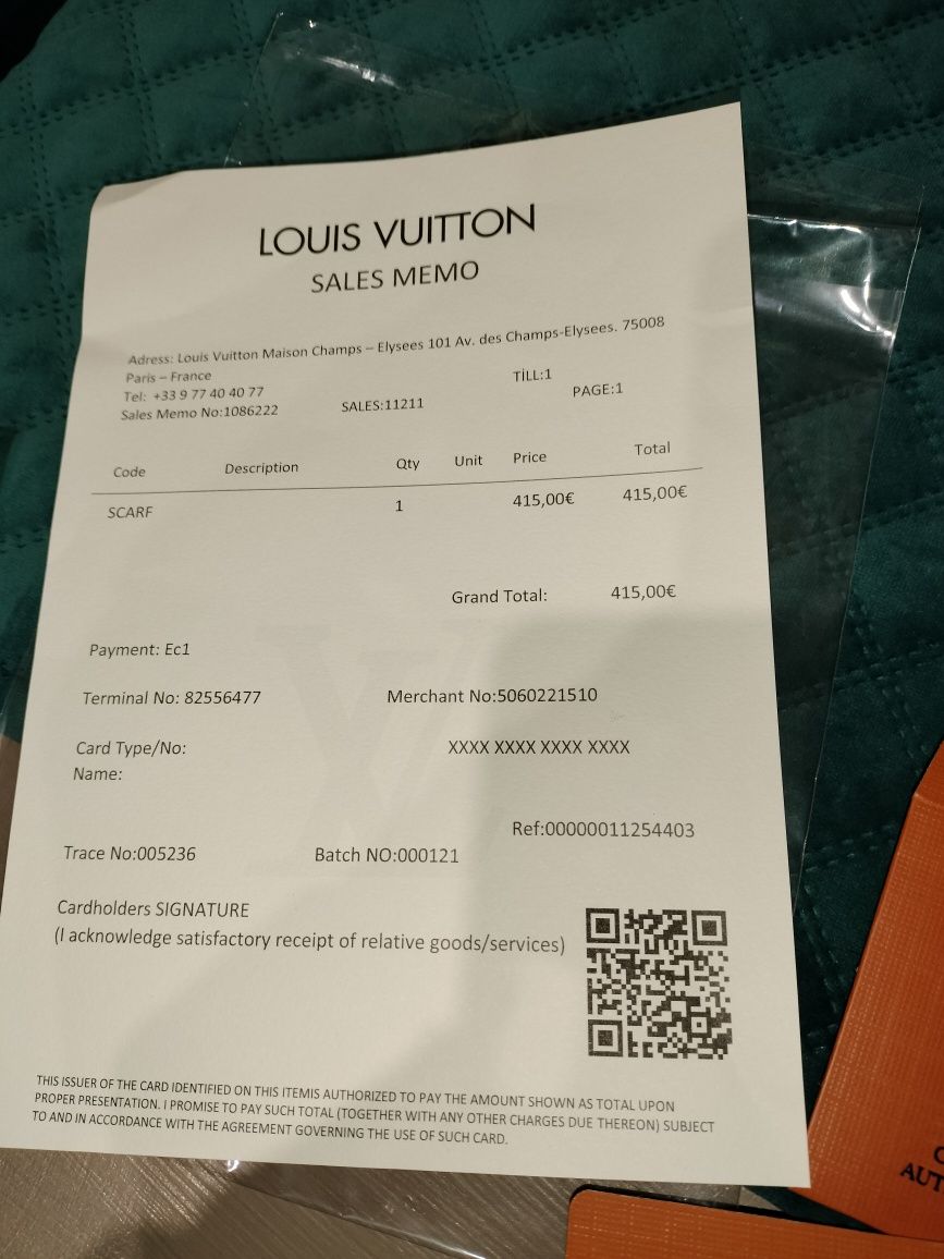 Fular/Sal Louis Vuitton unisex