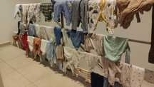 3lei buc 40 piese haine bebe 0-3 l 50 56-62