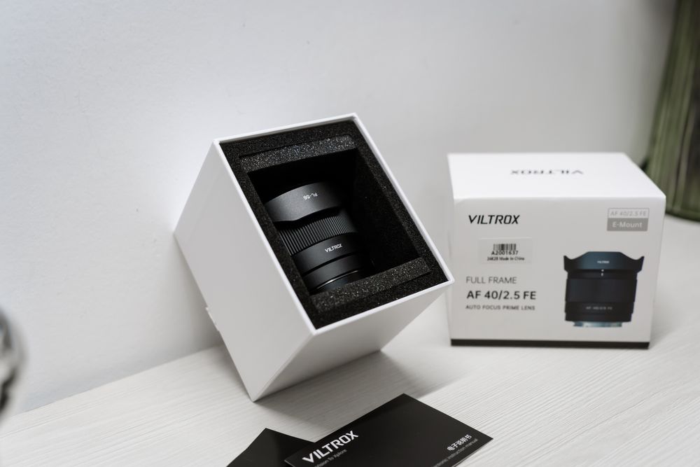 Obiectiv VILTROX 40mm F2.5 STM Full Frame Sony E