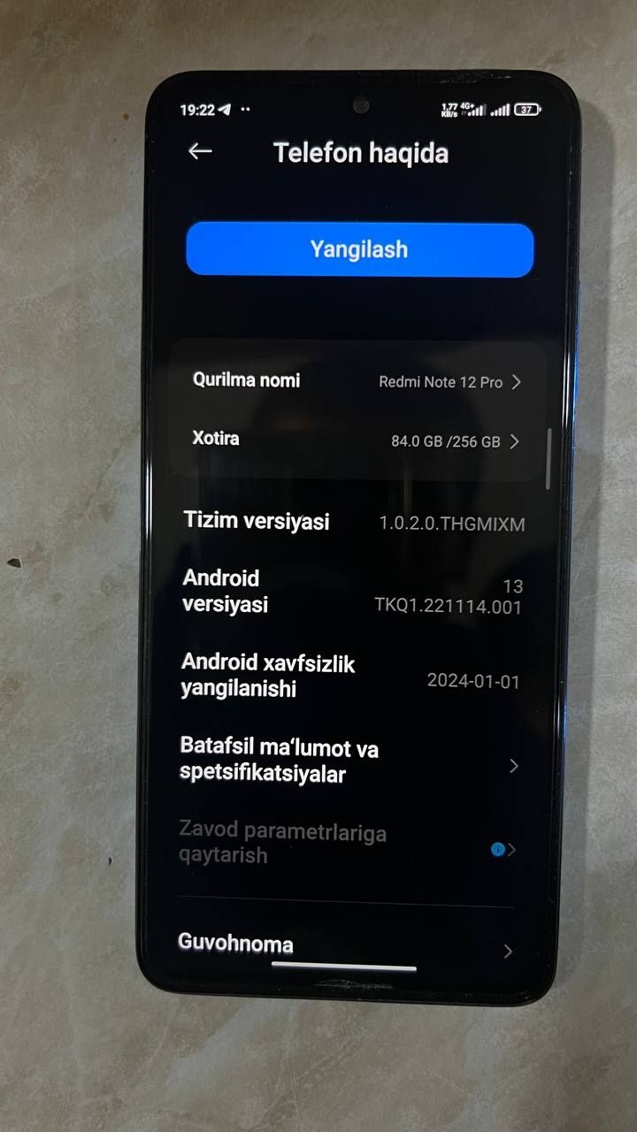 Redmi not 12 pro srochna sotiladi