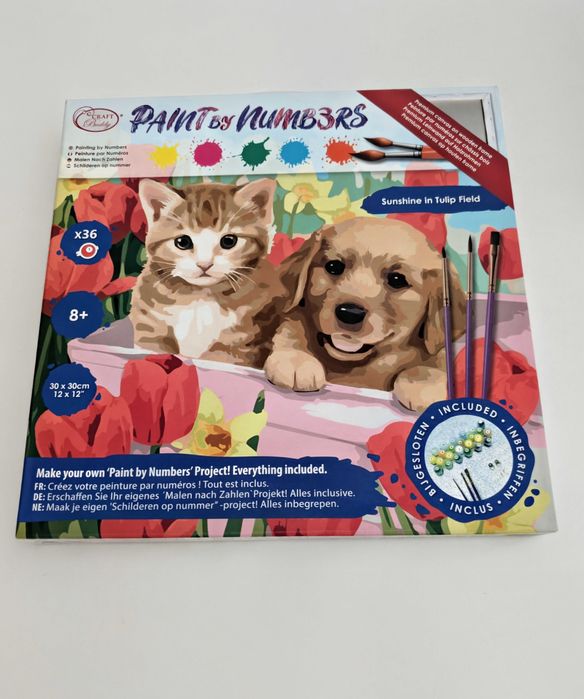 Комплект за рисуване по номера Craft Buddy