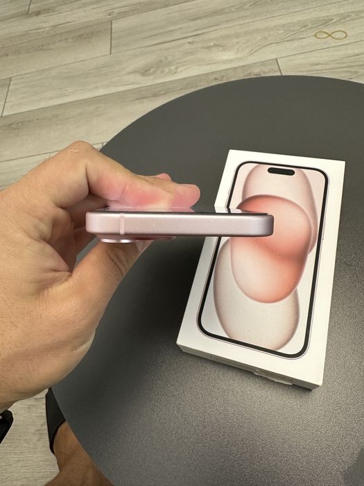 Iphone 15 Pink 86% baterie garantie Emag 128GB