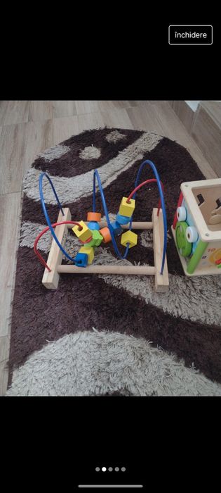 Joc motricitate și cub lemn