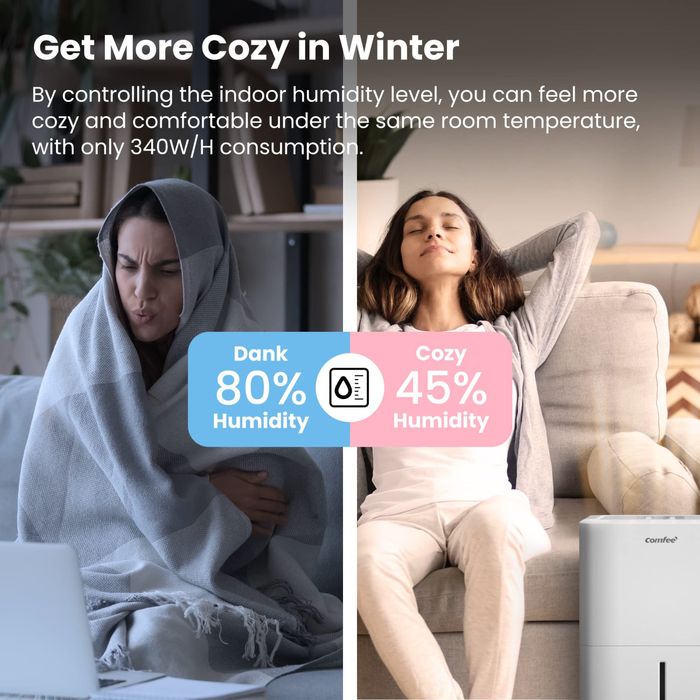 Dezumidificator Comfee MDDN-12DEN7 MDDN-12DEN7 12L/zi, - 20m2