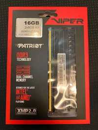 RAM Viper Patriot 16GB 2x8 GB DDR3 UDIMM 1600 MHZ | Nou Sigilat
