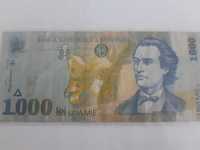 Bancnota 1000 lei 1998 Mihai Eminescu  Seria A