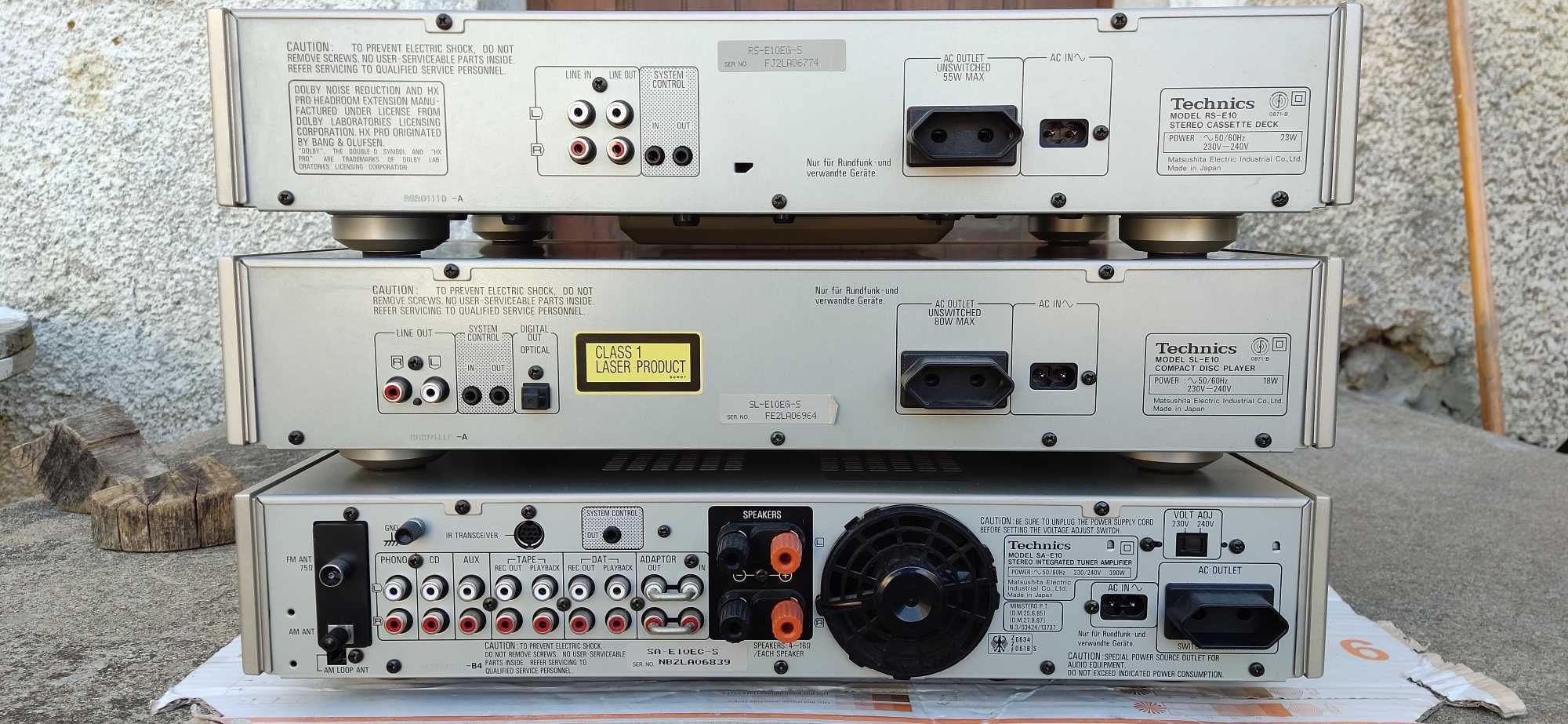 Technics SA-E10,technics SL-E10,technics RS-E10 +дистанция