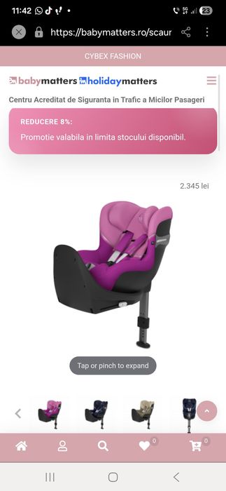 Scaun auto Cybex