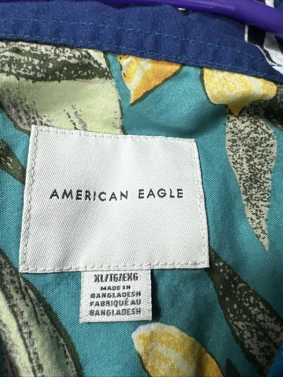 Рубашка летняя мужская гавайская American Eagle
