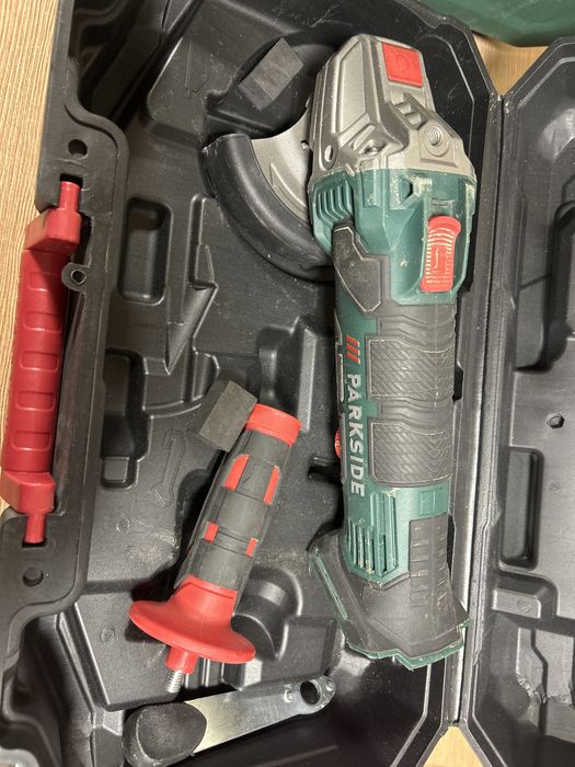 Акумулаторен ъглошлайф parkside