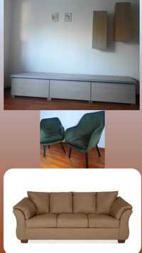 Set mobilier canapea fotolii