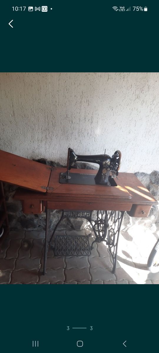 Masina de cusut singer original functioneaza