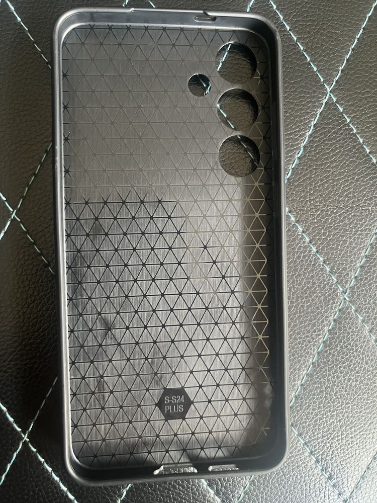 Удароустойчив калъф за Samsung S24 Plus | Сребристо-черен