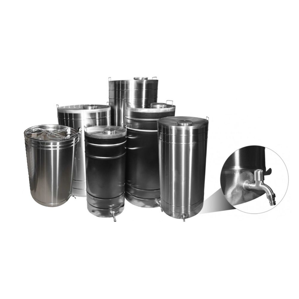 Butoi inox 30 50 60 80 100 150 180 200 300 350  litri
