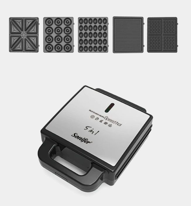 SONIFER SF-6143 5in1 sendvich tayyorlagichi