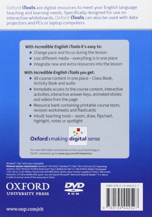 Incredible English Oxford iTools 2nd Edition 4xDVD (4 nivele diferite)