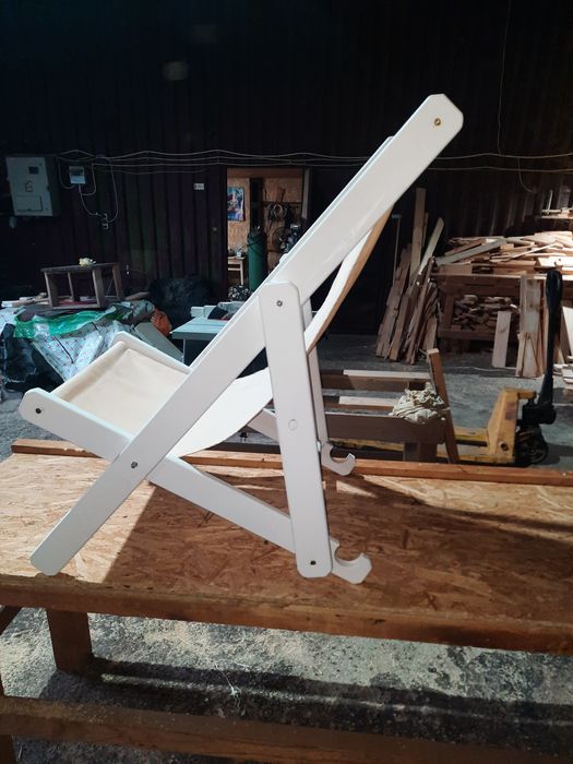 Șezlong  lemn masiv  pliabil