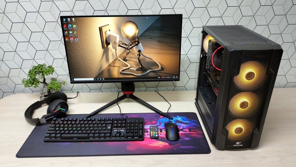 Мощный AMD Ryzen 7, Radeon RX 5700 XT, SSD + HDD,Компьютер в комплекте