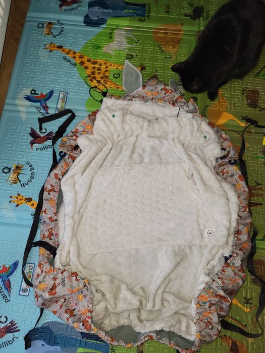 Protectie de iarna marsupiu Handmade by Ioana Cimpean