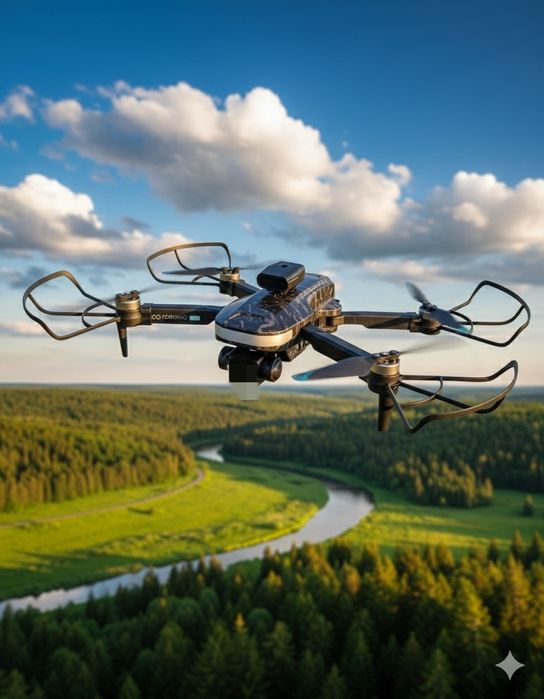 Dron. Дрон. Квадрокоптер игрушка. Без камеры