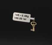 Pandantiv aur 14k 0.48gr