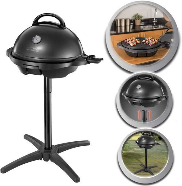 ПРОМО 2г Гаранция Нова Мощна Скара Барбекю Грил George Foreman 2400W