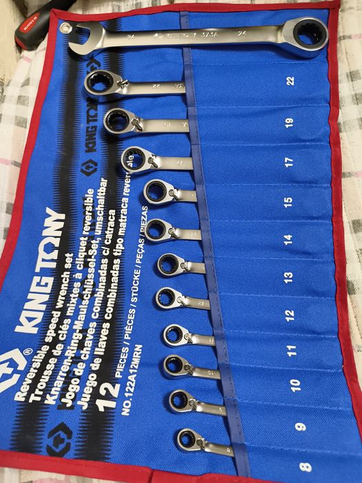 Набор комбинированных ключей King tony