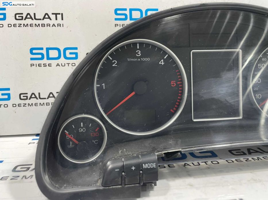 Ceas Ceasuri Cluster Instrumente Bord Audi A4 B6 2.5 TDI 2001 - 2005 Cod 0263626191 04332413000106 [L4194] [L4196]