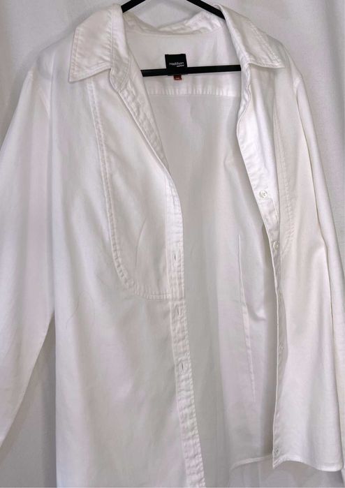 Бяла дамска риза Maddison, размер 34-36