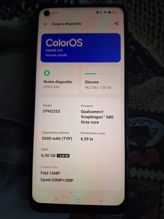 Vand telefon Oppo A 96