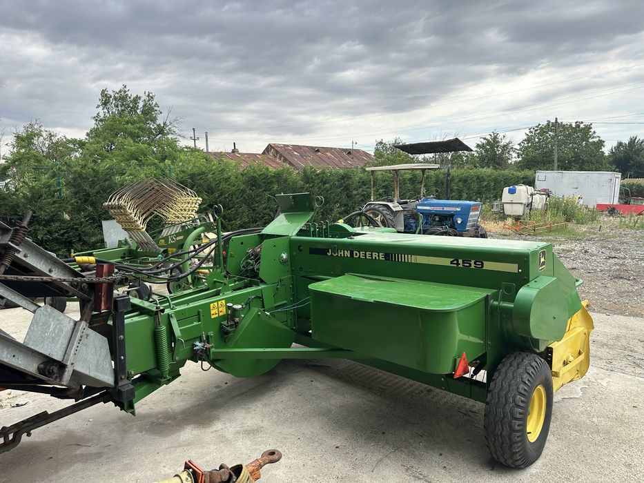 Presa balotiera jhon deere 459 pikup 2m 3 furci impecabila ca noua !