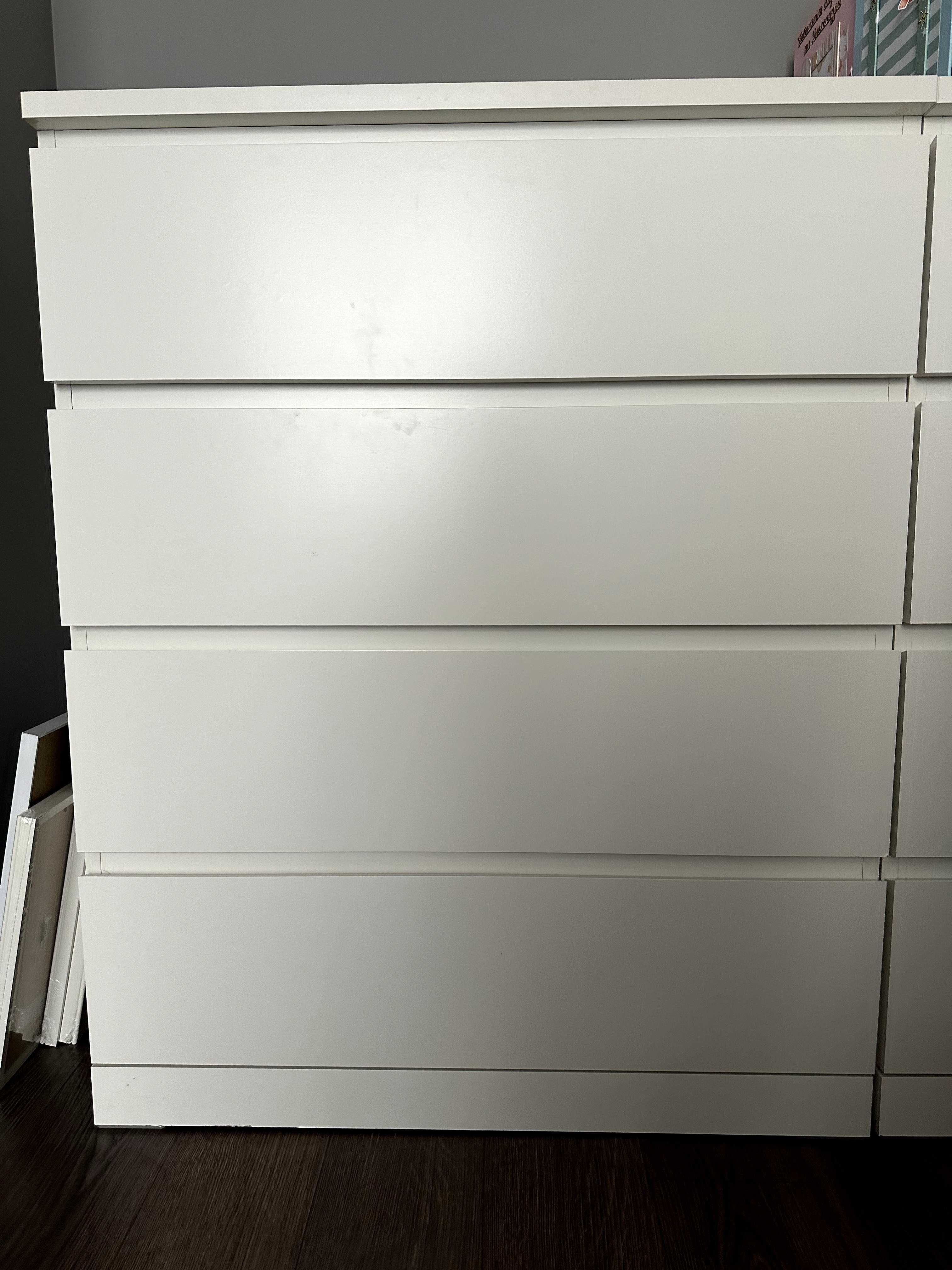 2 броя скрин MALM от IKEA с 4 чекмеджета