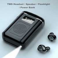 Безжични Слушалки M6 2 в 1 / TWS Стерео слушалки, PowerBank 4000mAh