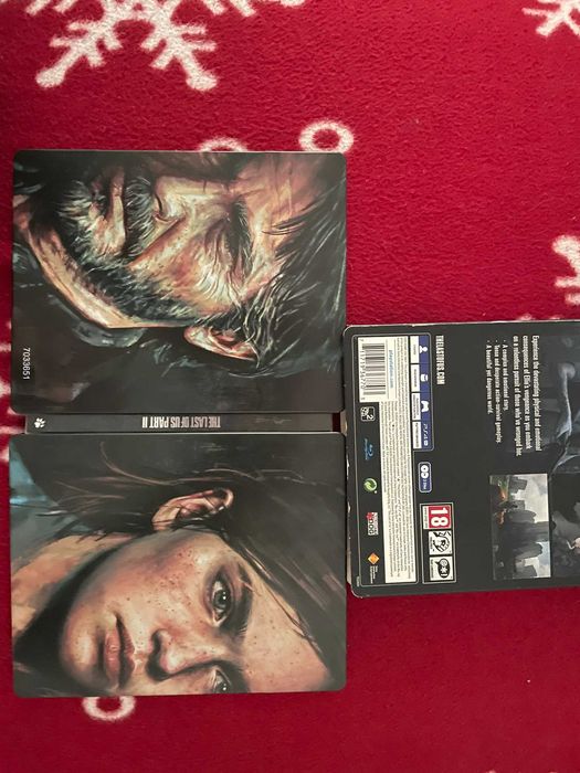 2 x jocuri ps4 steelbook star wars battlefront & the last of us part 2