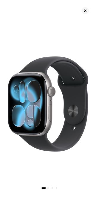 Vand apple wacth seria 11 carcasa space grey aluminium 46 mm nou sigil