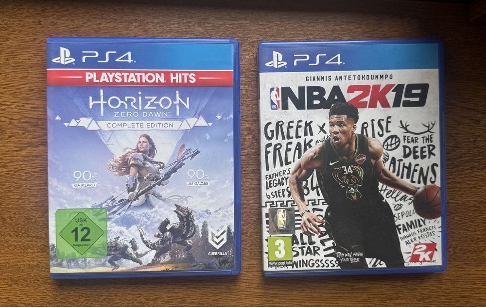 Horizon Zero Down/ NBA2K19 PS4