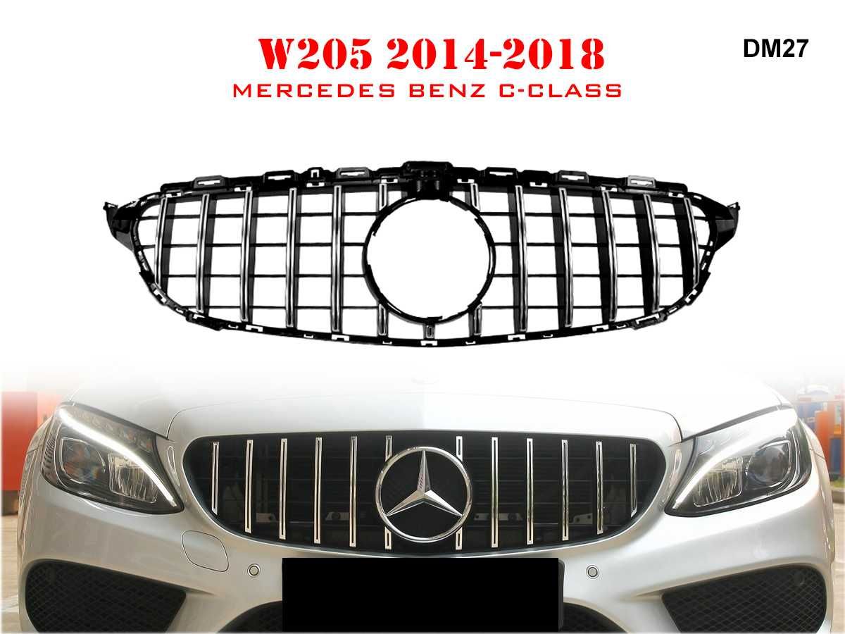 Grila Frontala AMG Sport Neagra  GT pentru Mercedes C W205 14-18 AMG