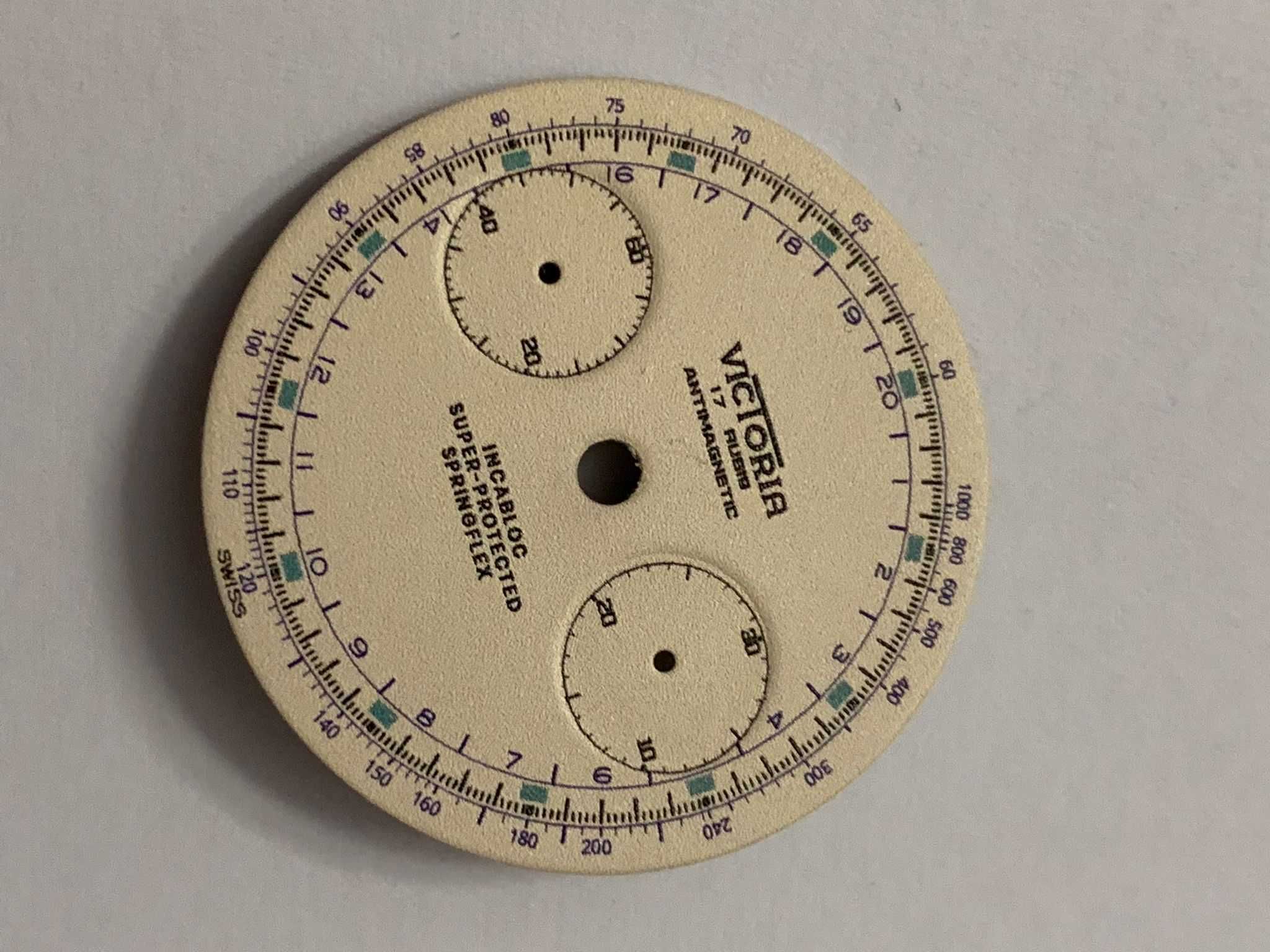 Cadran ceas Victoria chonograph