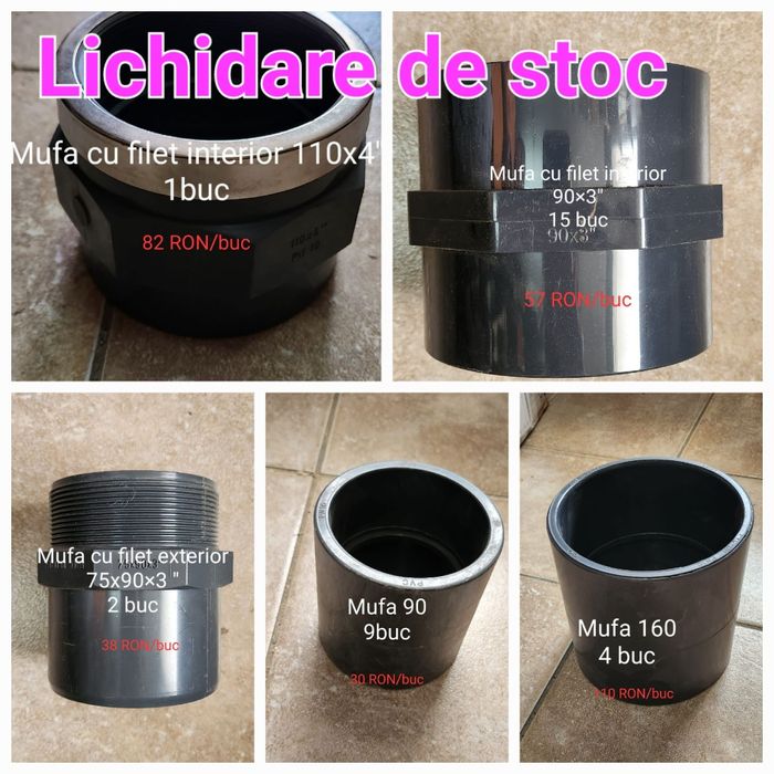 Fitinguri PVC si tevi PVC