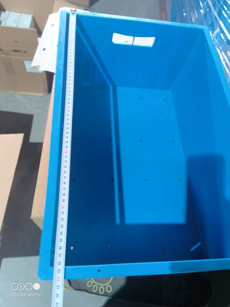 Cutii plastic EURO 60/40/h25cm cu deschidere
