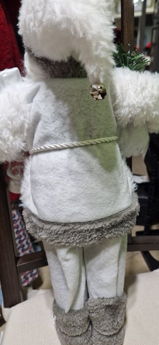 Mos Crăciun alb cu gri