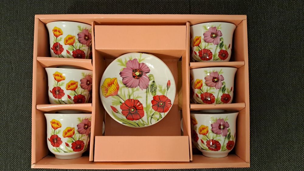 Set 6 cesti + farfurii