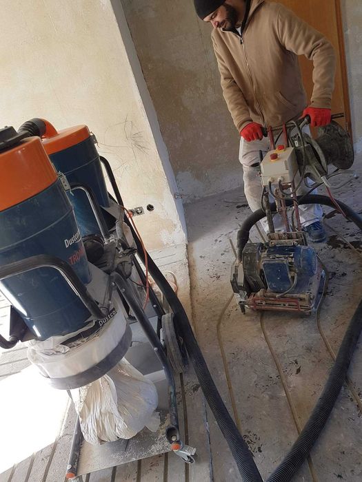 Canelare Șapă Încălzire in Pardoseală/ Teava sparta/ Slefuire beton