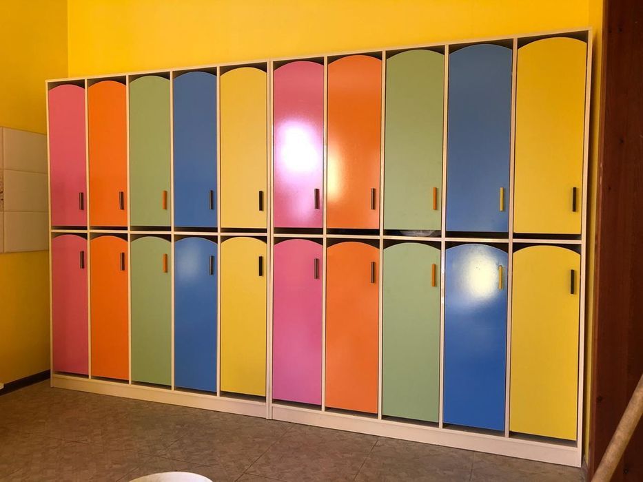 Шкаф для раздевалки для дошкольников