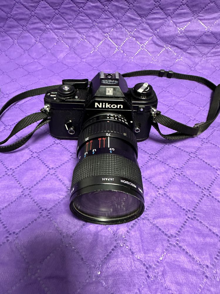 Ap Foto film Nikon EM + obiectiv Kino Precision Kiron 28-70mm-